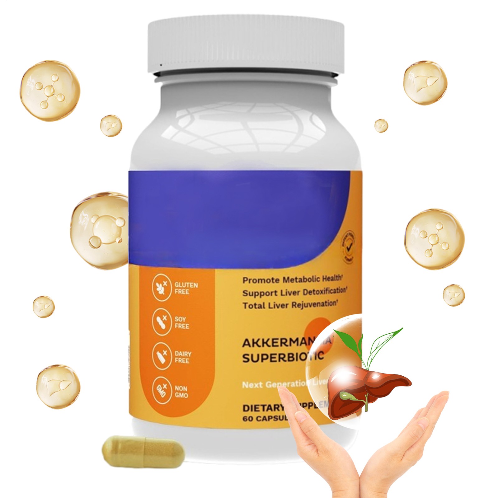 AKKA – Premium Liver Cleanse Detox & Repair Superbiotic,Gut Health, Milk Thistle