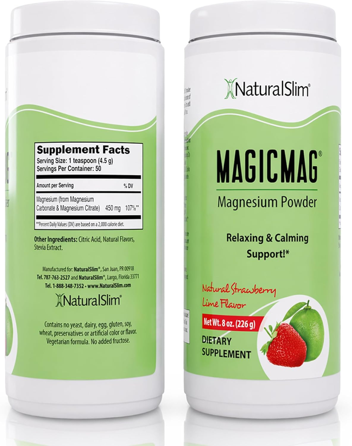 NEW MagicMag Pure Magnesium Citrate Powder Stress Muscle Support