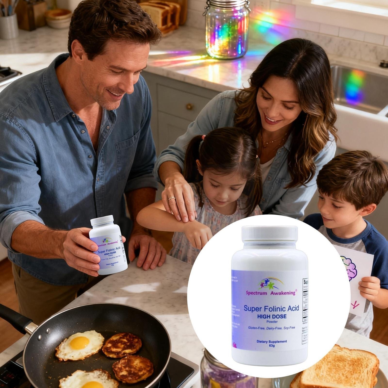 Spectrum Awakening Super Folinic Acid High Dose Powder