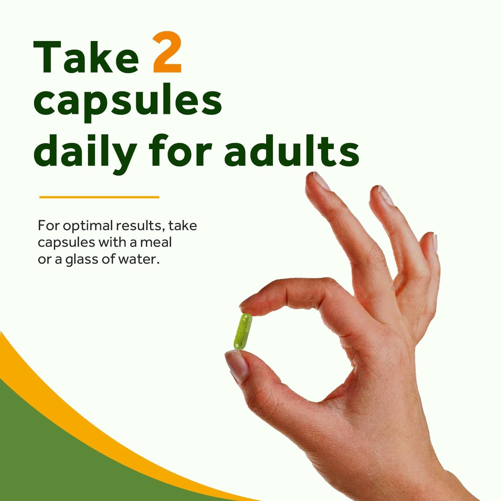 Moringa Oleifera Superfood Capsules – 180 Vegan Caps, Antioxidant Support, Non-G
