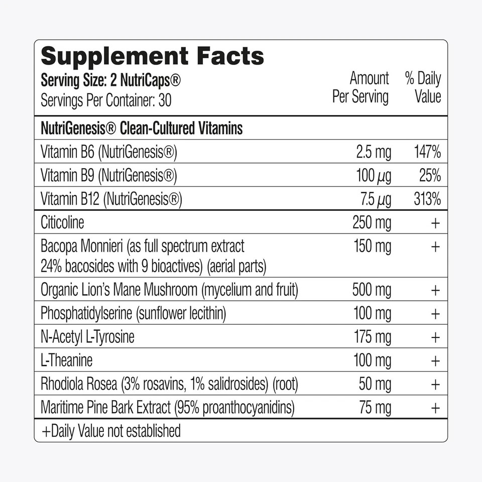 Mind Lab Pro v4 Universal Nootropic Brain Supplement 60 Capsules