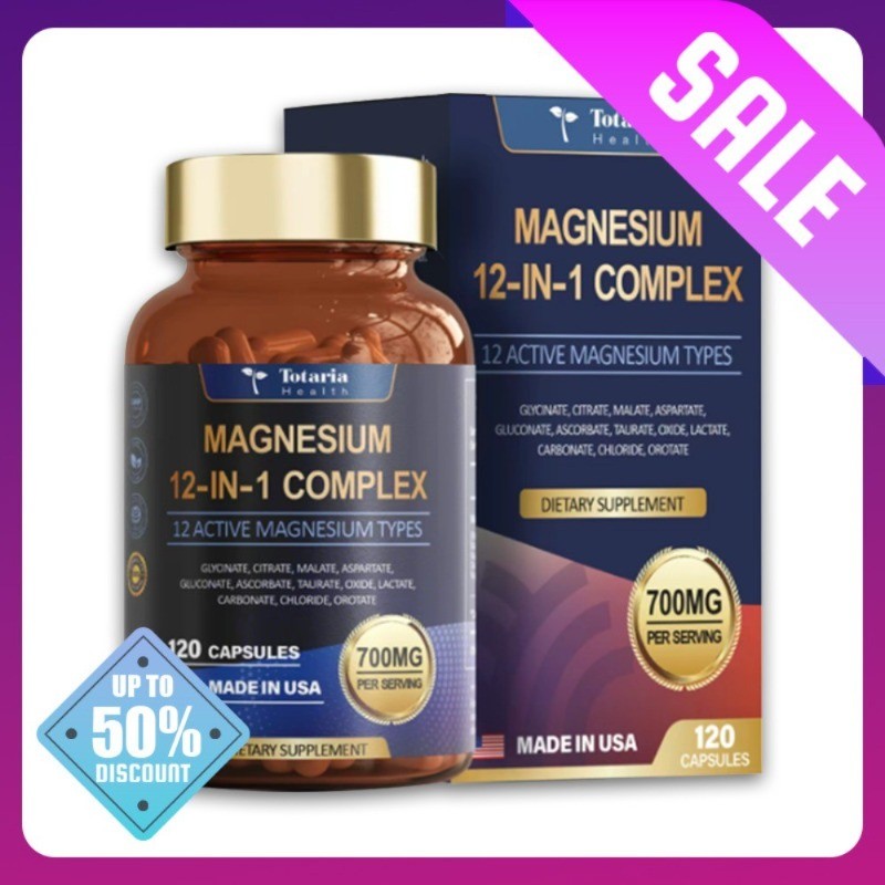 brand new! Totaria12 in 1Magnesium Complex 700mg Supplement with Glycine Citrate
