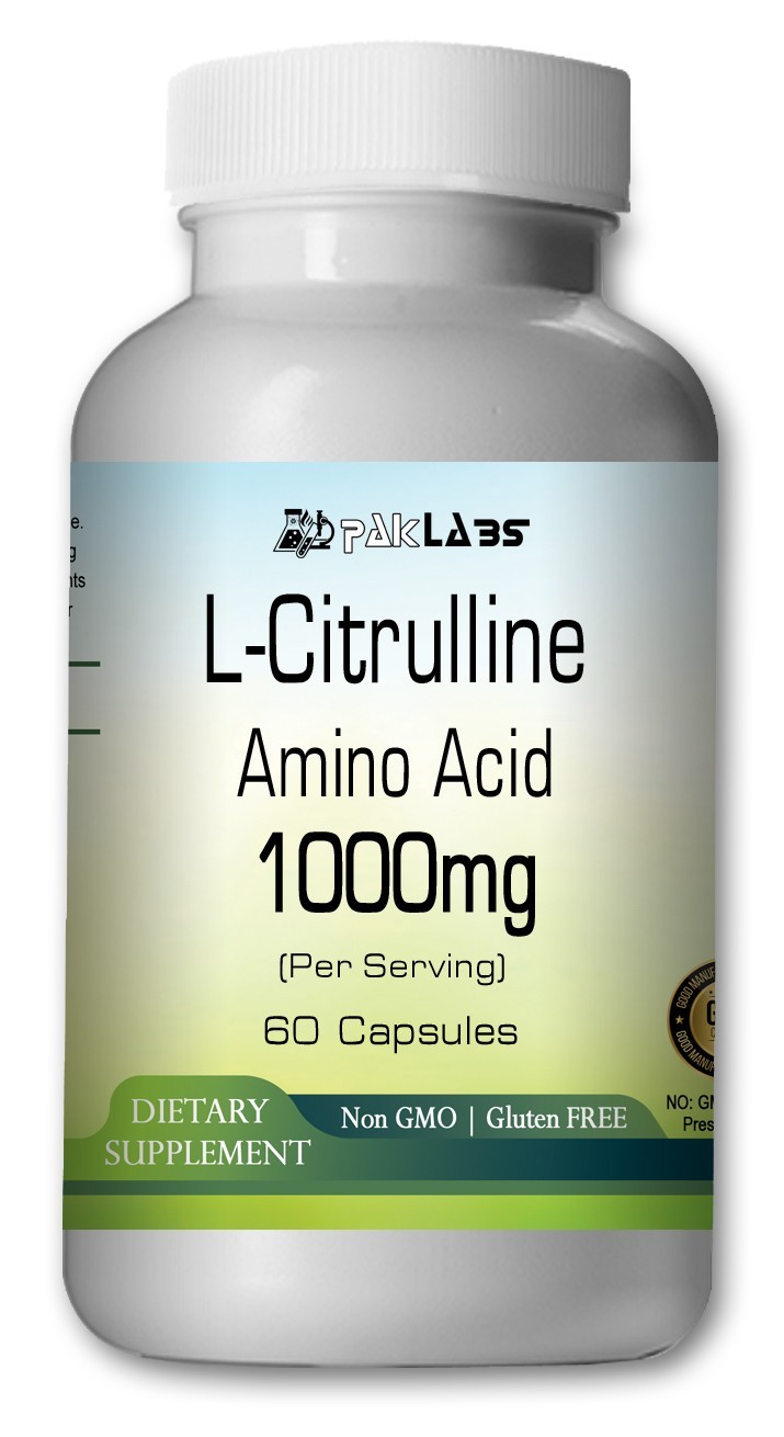 L-Citrulline Amino Acid Capsules 1000mg Per Serving – New Bottle”