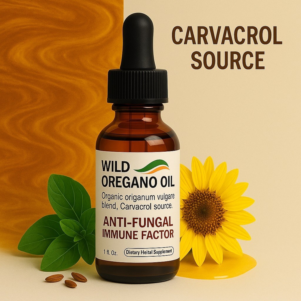 2 Pack Wild Oregano Oil – Extra Strength Carvacrol Source | Natural Immune
