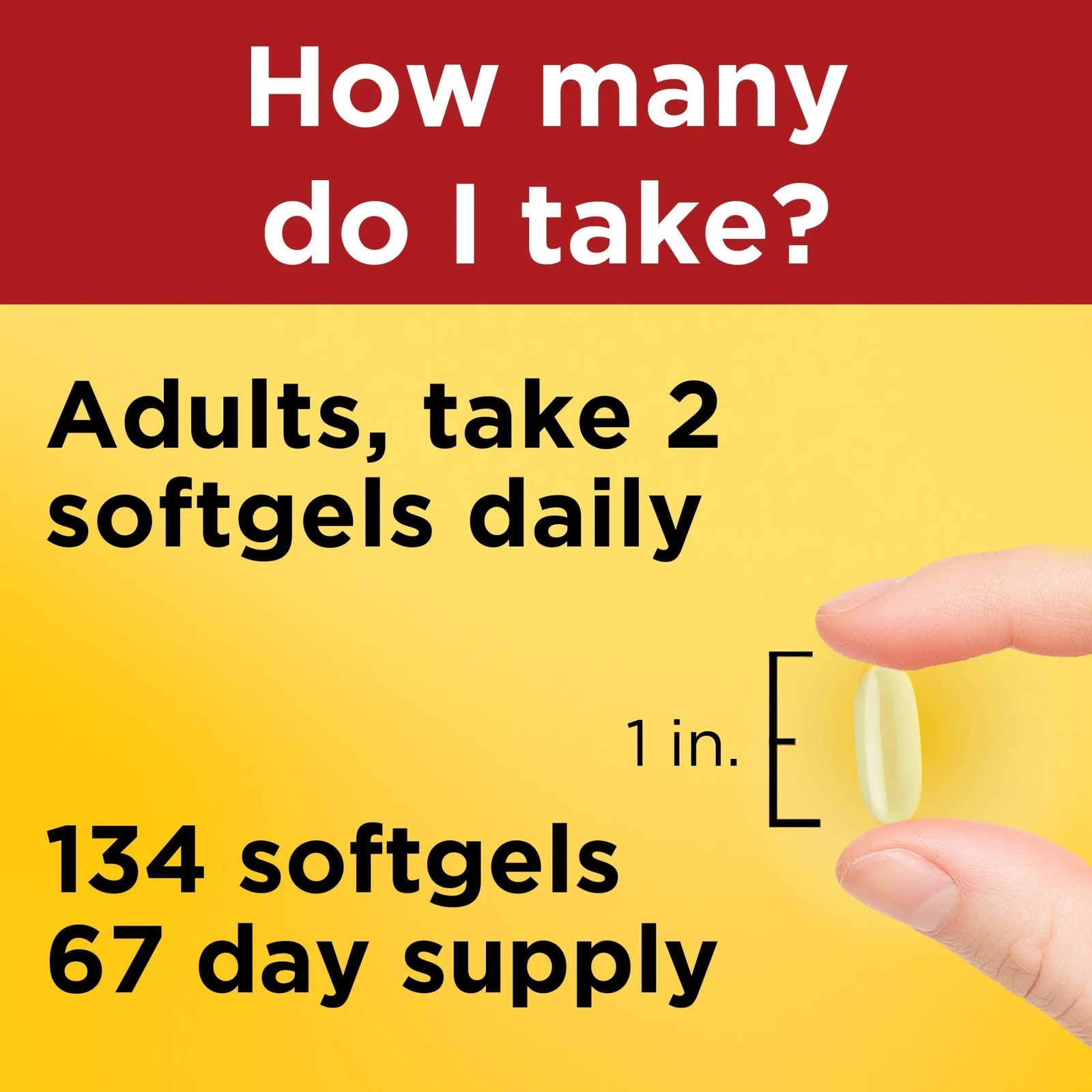 Fish Oil 2400mg Per Serving Omega 3 Softgels 134 Count