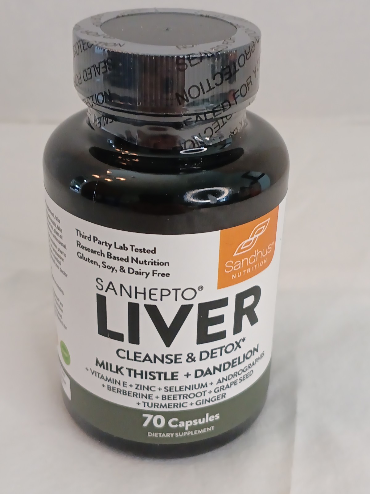 Sandhu’s Liver Cleanse Detox, Repair & Support Supplement, 70 Capsules