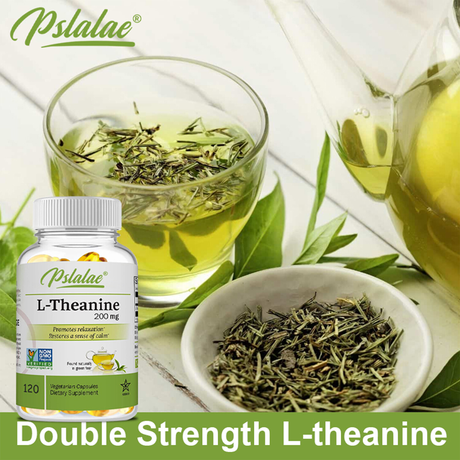 L-Theanine 200 Mg – Stress Relief, Calming & Anti-Anxiety, Promotes Relaxation