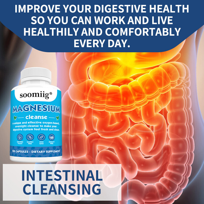 Magnesium Oxygen Digestive System Cleanser 30/60/120 Capsules