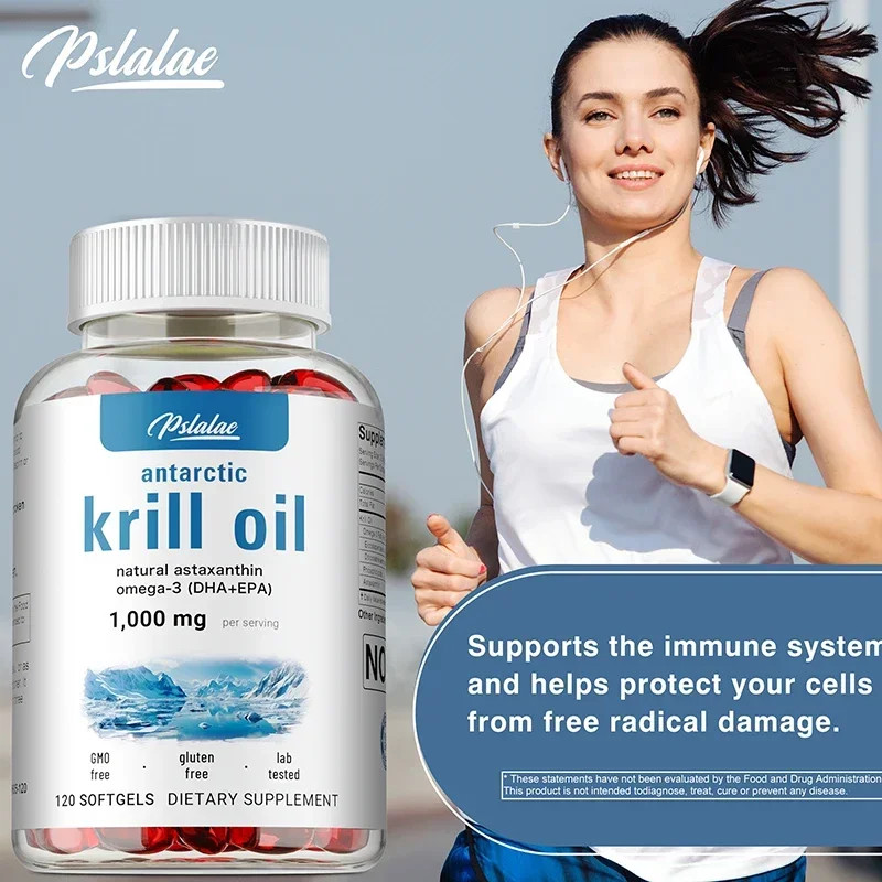 Antarctic Krill Oil 240pcs – Antioxidant & Anti-Aging, Brain, Joint & Eye Health