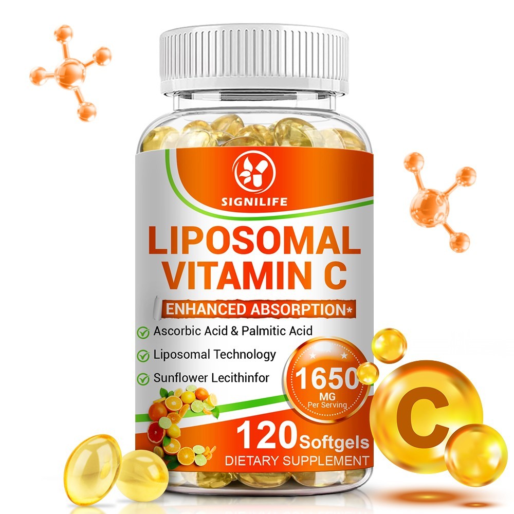 Liposomal Vitamin C 1650mg -120 Capsules – High Absorption Supplements
