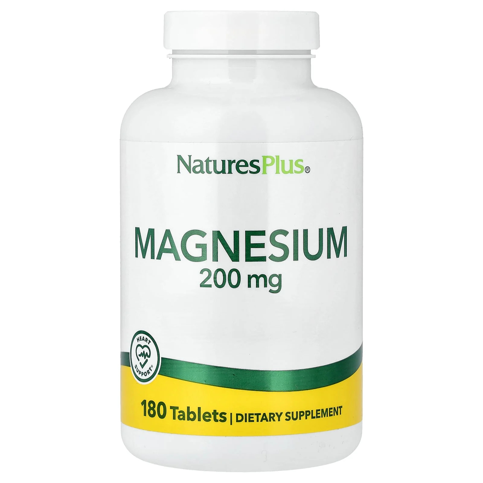2 X NaturesPlus, Magnesium, 200 mg, 180 Tablets