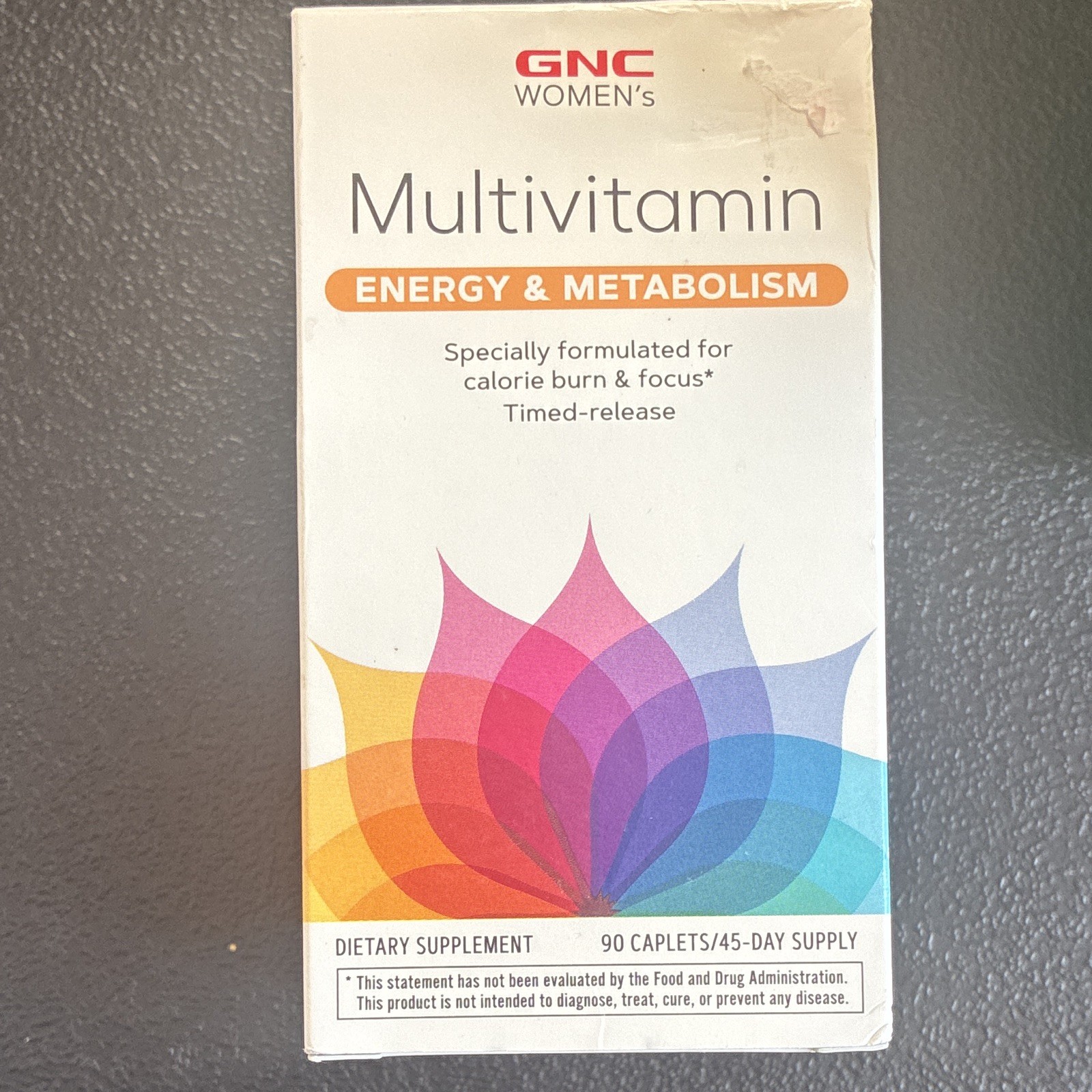 GNC Women Multivitamin Timed-Release Energy & Metabolism 90 Caplets 11/26