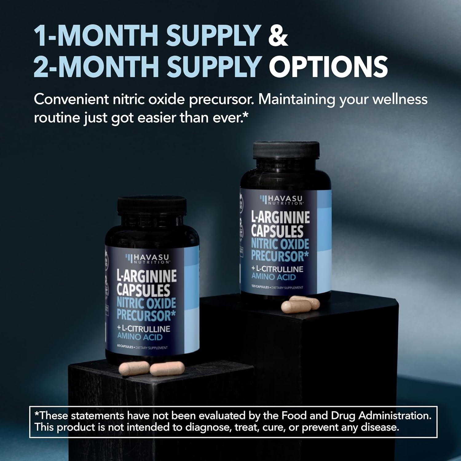Energy Management with L-Arginine & L-Citrulline – 60 Non-GMO Capsules
