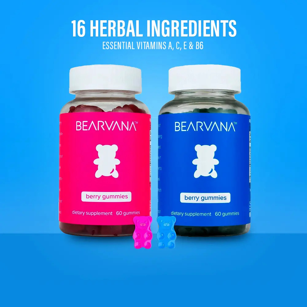 BEARVANA Gummies Combo Women Wellness Supplement Berry