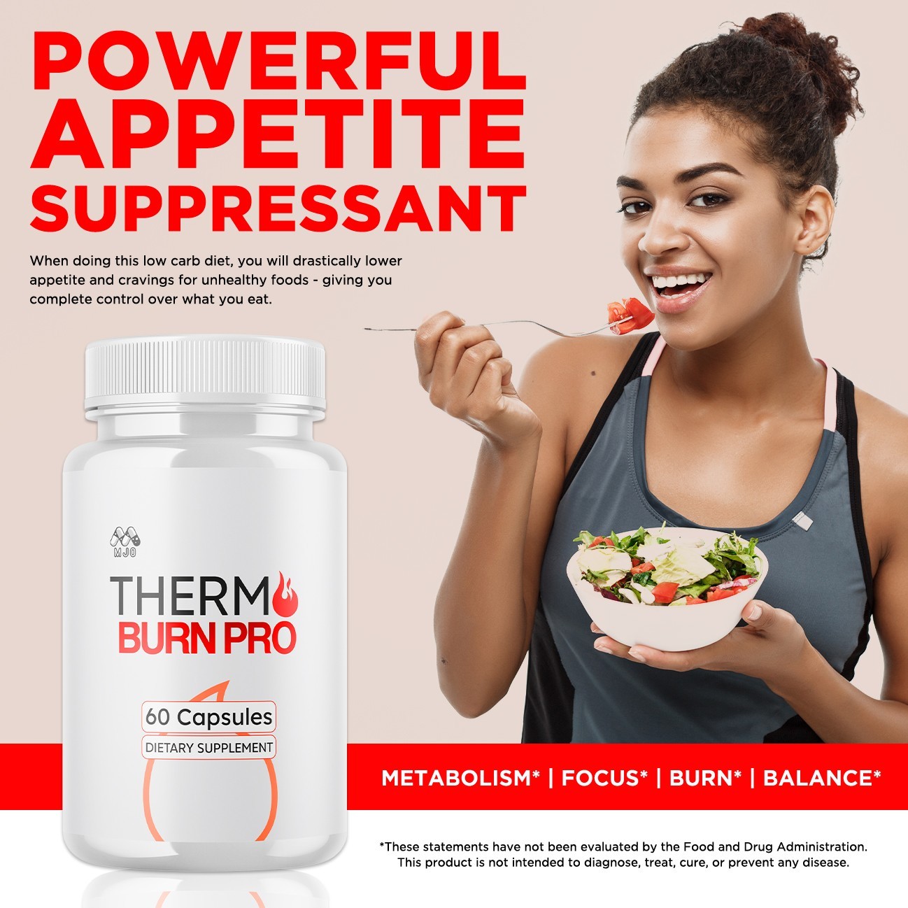 (5 Pack) Thermo Burn Pro Advanced Energy & Fitness Formula ThermoBurnPro 300Caps