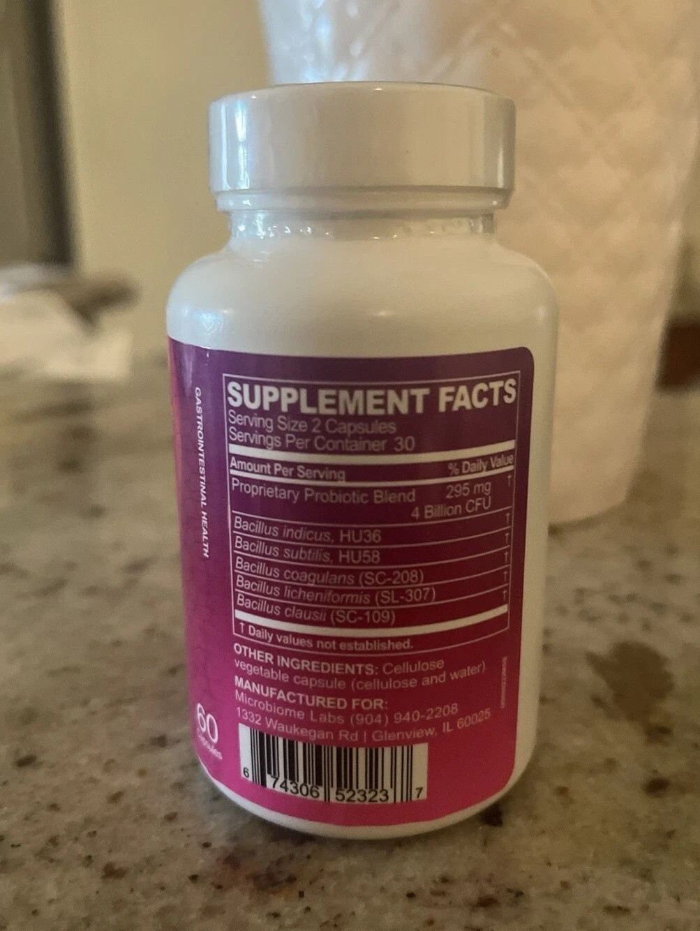 Microbiome Labs MegaSporeBiotic (60 Capsules) – Probiotic