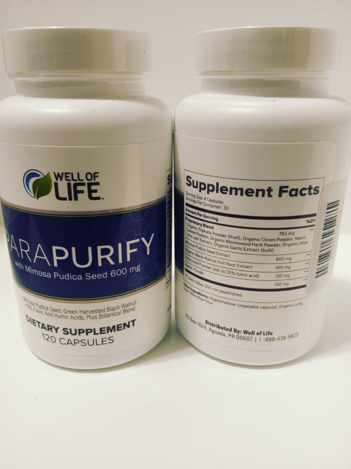 WELL OF LIFE ParaPurify | 120 Vegetarian Capsules (2 Unit)💫✨ Exp:02/2027
