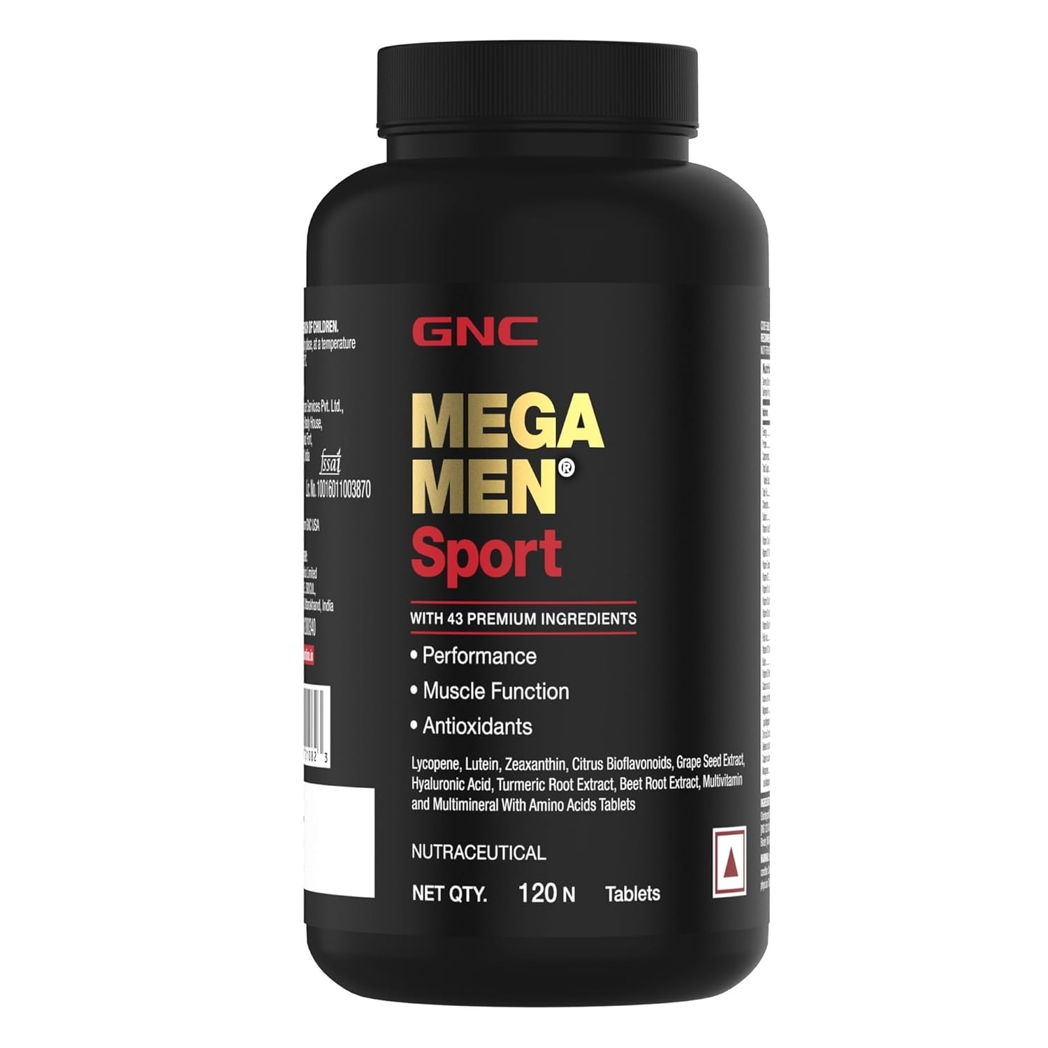 GNC MEGA MEN SPORT Multivitamin | 43 Premium Ingredients 120Tab