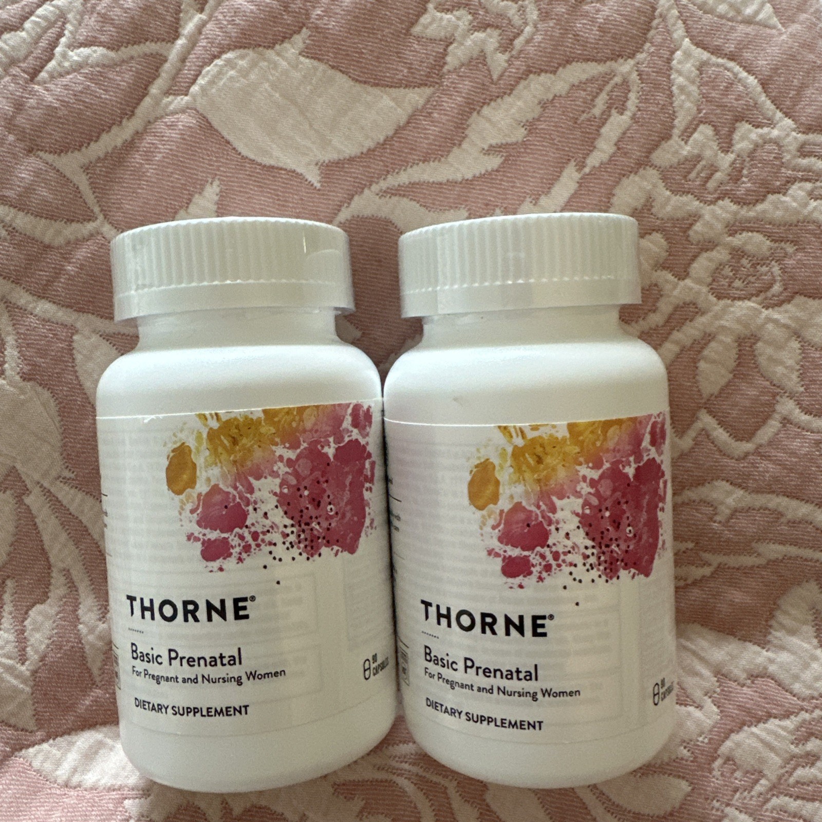 2 Thorne Research Basic Prenatal Supplement Pregnancy Nursing 180 Caps Sealed