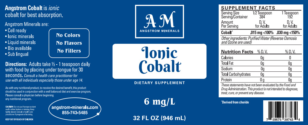 32 oz Ionic Cobalt Supplement by Angstrom Minerals