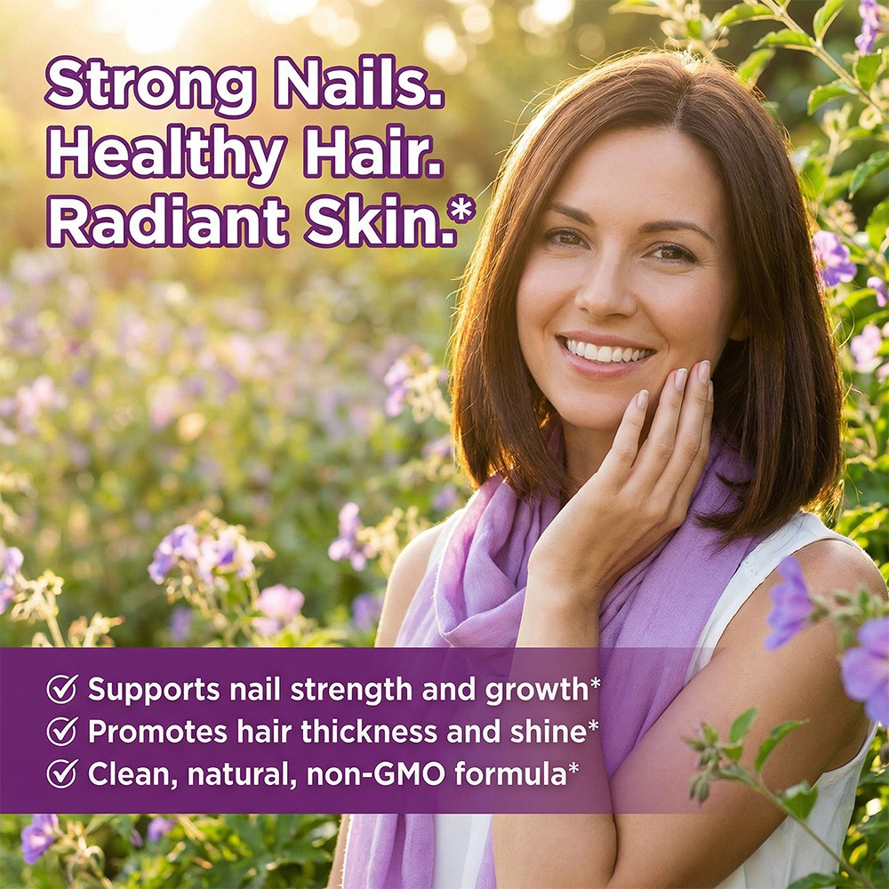 Biotin Collagen Keratin-Hair Skin Nails Health,Strong Non-Gmo 30/60/120 Capsules
