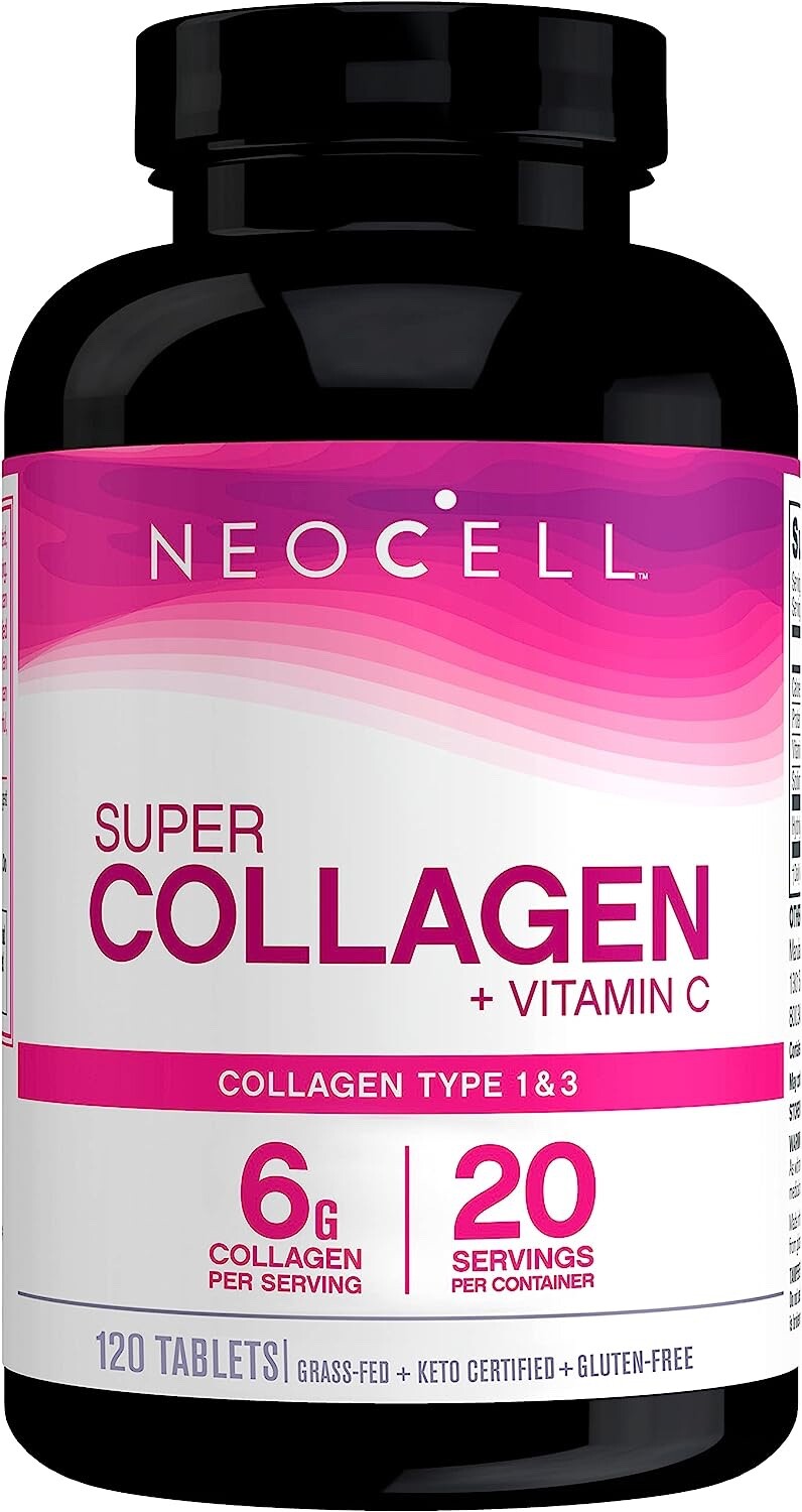 NeoCell Super Collagen + C 6,000mg Collagen -120 X 3 Bottles as shown