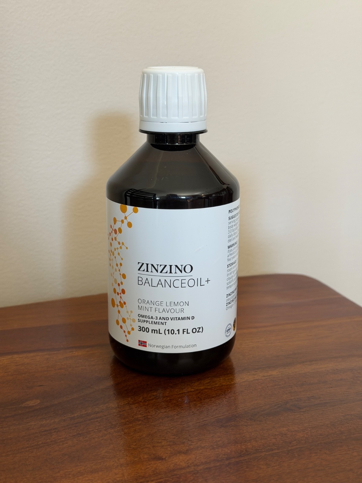 Zinzino BalanceOil+ 300 mL Orange Lemon Mint (exp 06/2027)