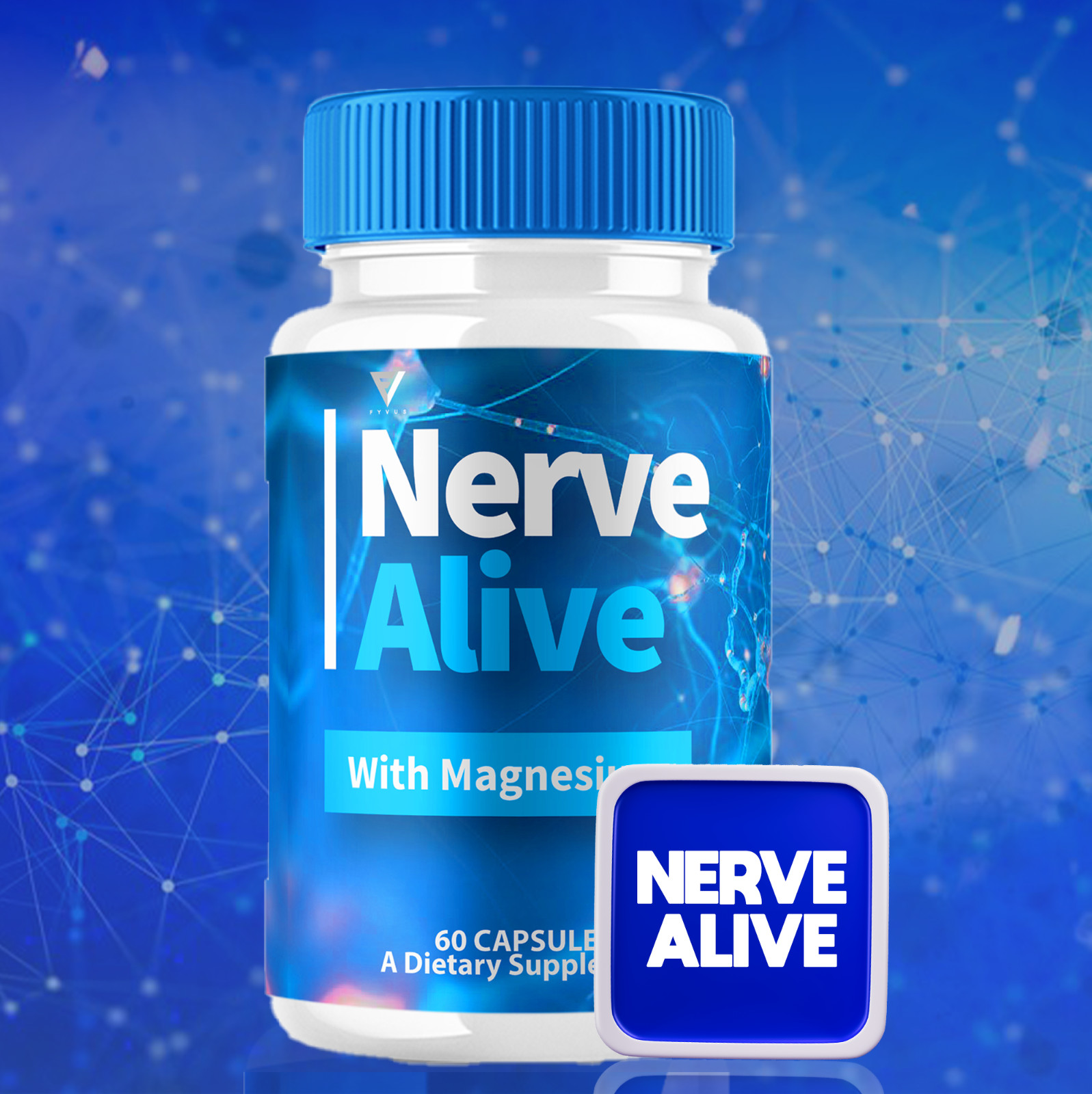 (5 Pack) Nerve Alive with Magnesium NerveAlive Maximum Strength (300 Capsules)