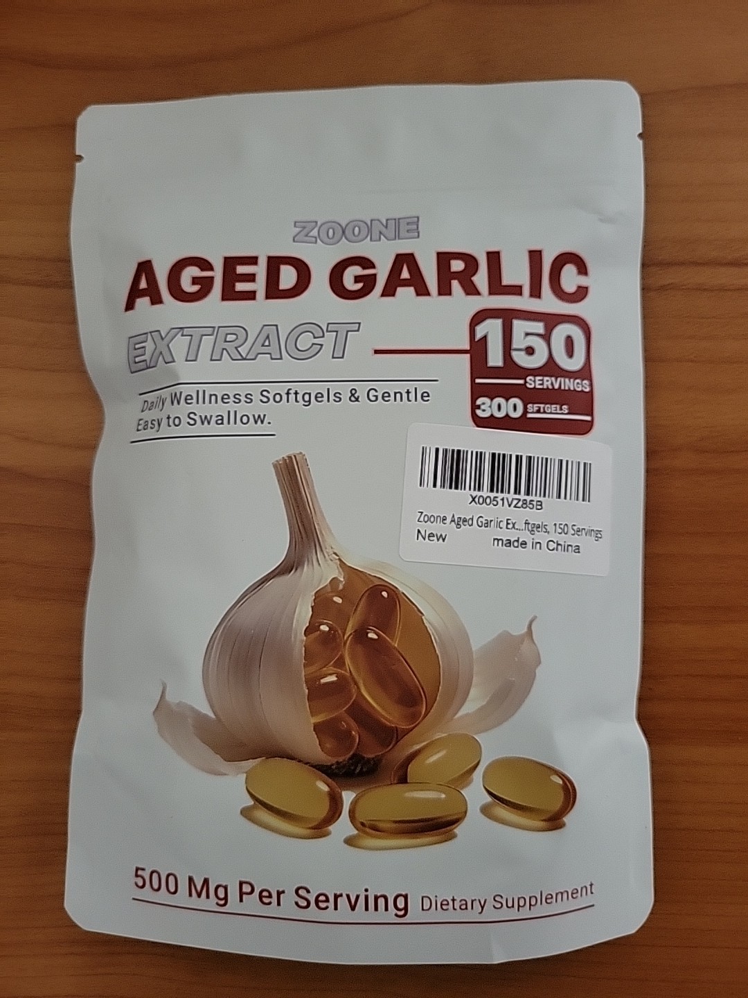 Aged Garlic Extract Daily Wellness Softgels And Gentle Easy To Swallow