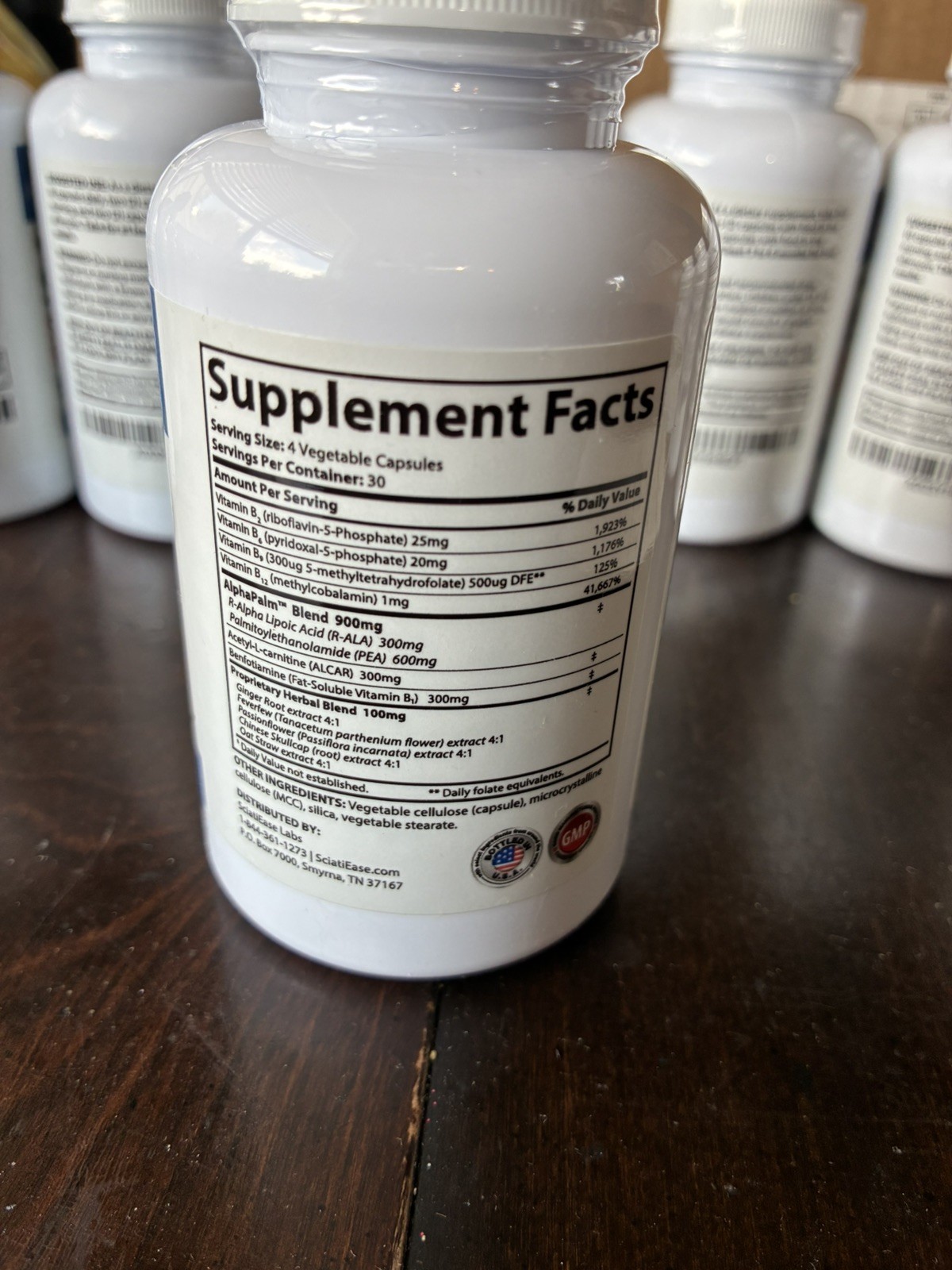 NEW 10 Pack SciatiEase Labs Sciatic Nerve Formula 120 Caps, Free Shipping