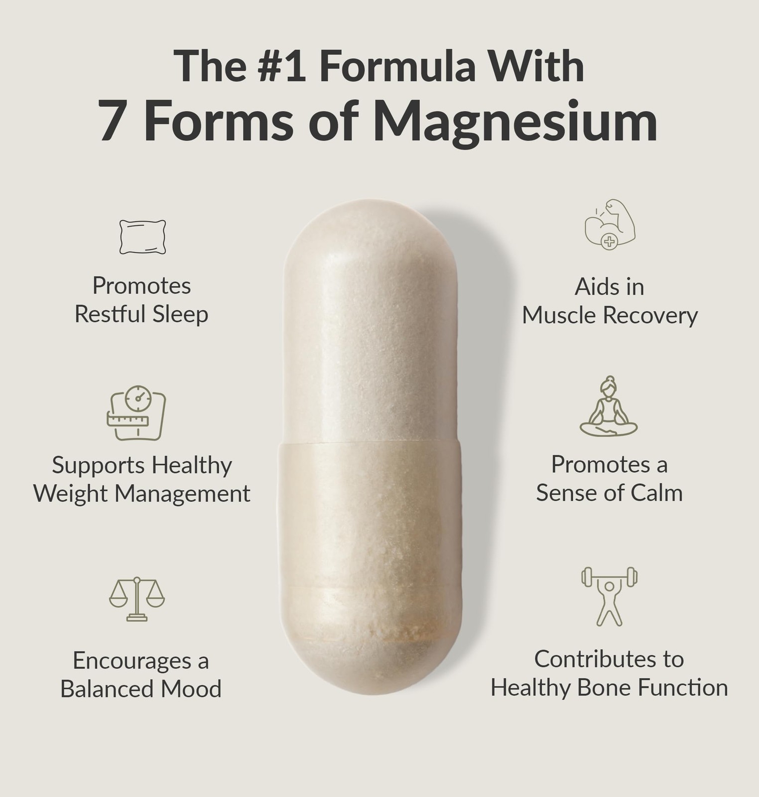 BIOptimizers Magnesium Breakthrough Supplement with 500mg – 7 Forms of