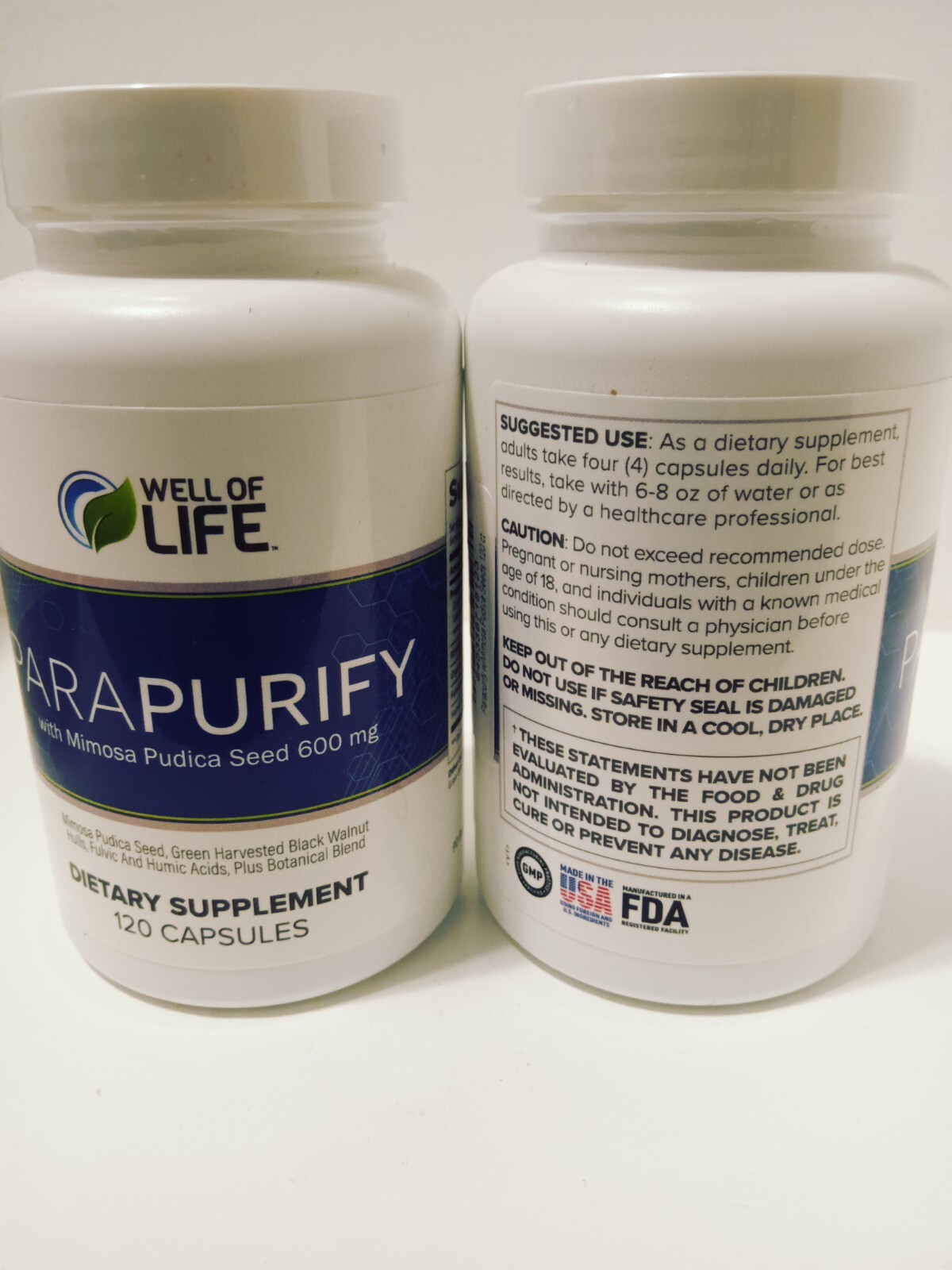 WELL OF LIFE ParaPurify | 120 Vegetarian Capsules (2 Unit)💫✨ Exp:02/2027