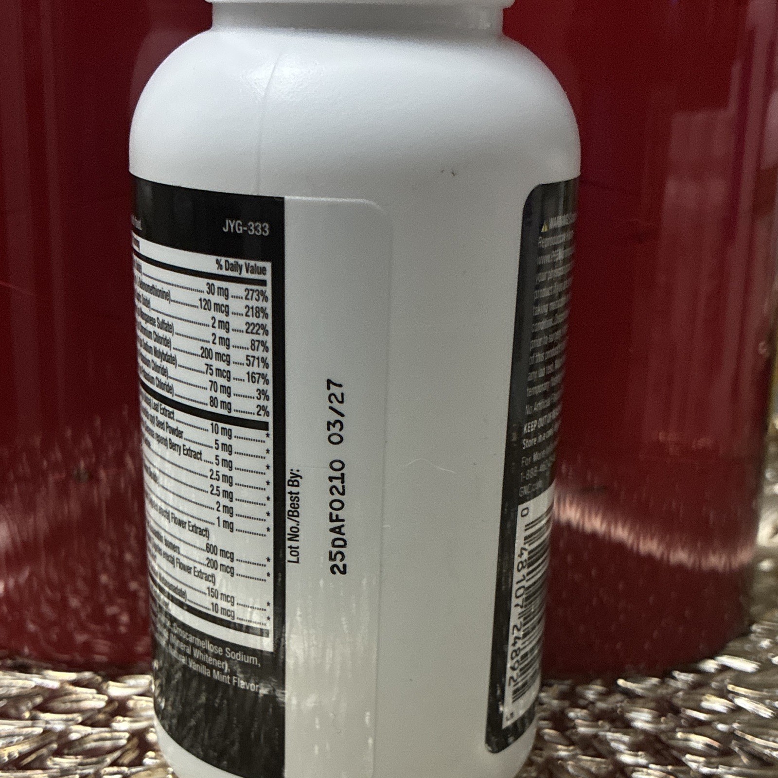 GNC Mega Men Essentials 50 Plus One Daily Multivitamin Gluten-Free 60 Caplets