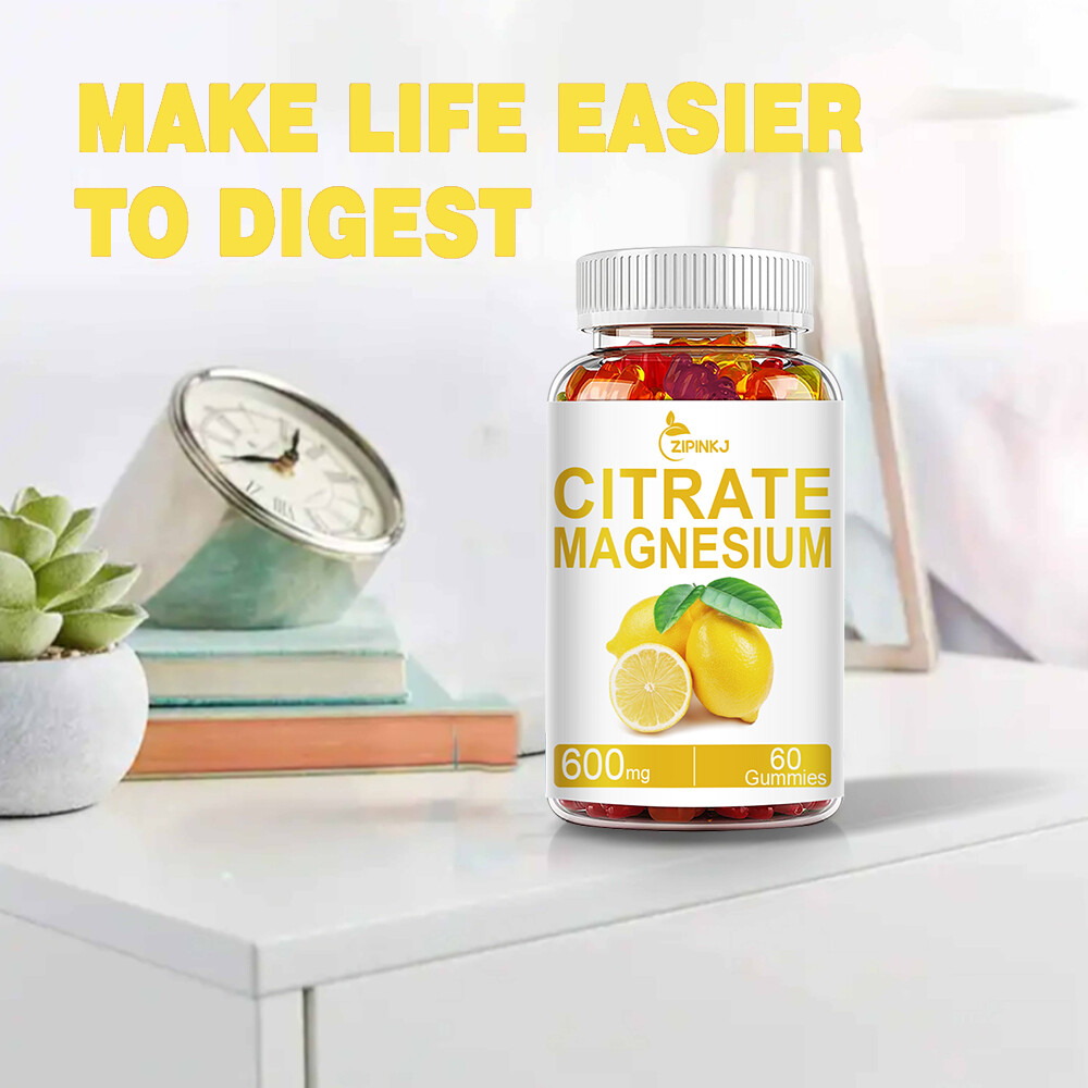 Magnesium Citrate Extra Strength 400mg 600mg- Chelated for Max Absorption 30day