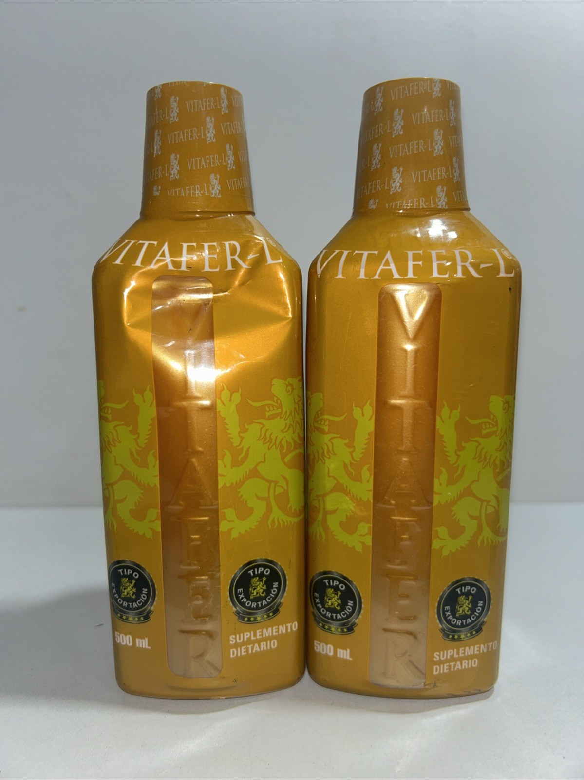 2 New Vitamin B1, B2,C Liquid Supplement 500 mL Each Sealed, Bottles Have Dents