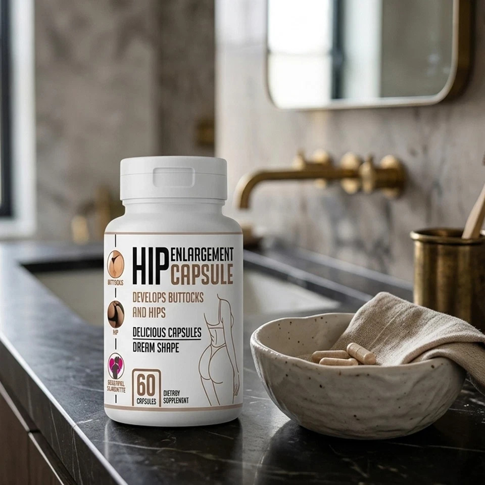Hip Enlargement Capsule – 30 Days Supply – Herbal Extract For Feminine Growth