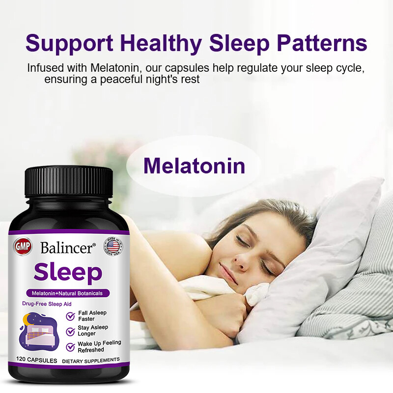 Sleep Capsules 630/60/120ct, Fall Asleep Fast & Stay Asleep, Sleep Supplement