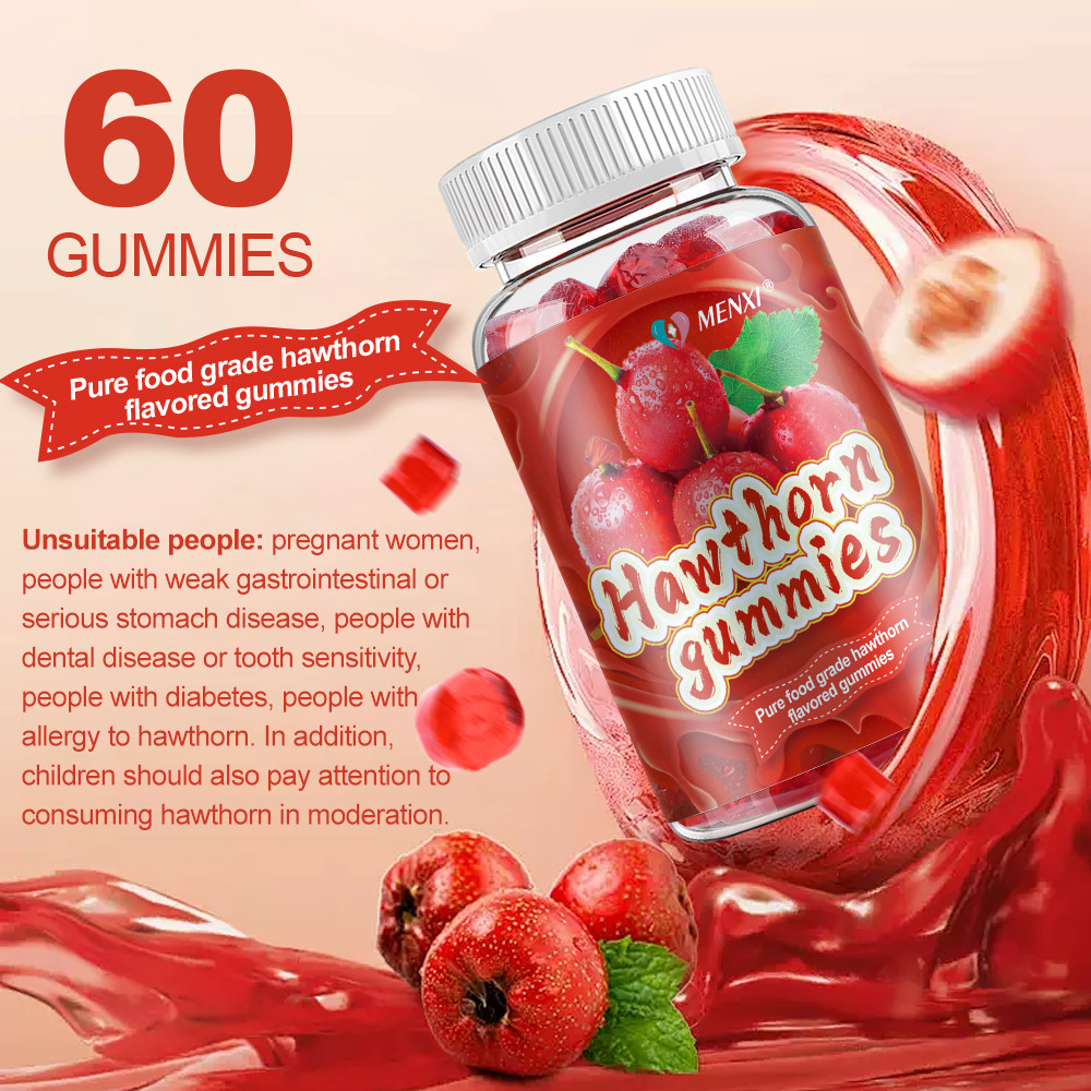 Hawthorn Gummies for Kids & Adults – Lower Cholesterol, Digestive Support Gummy