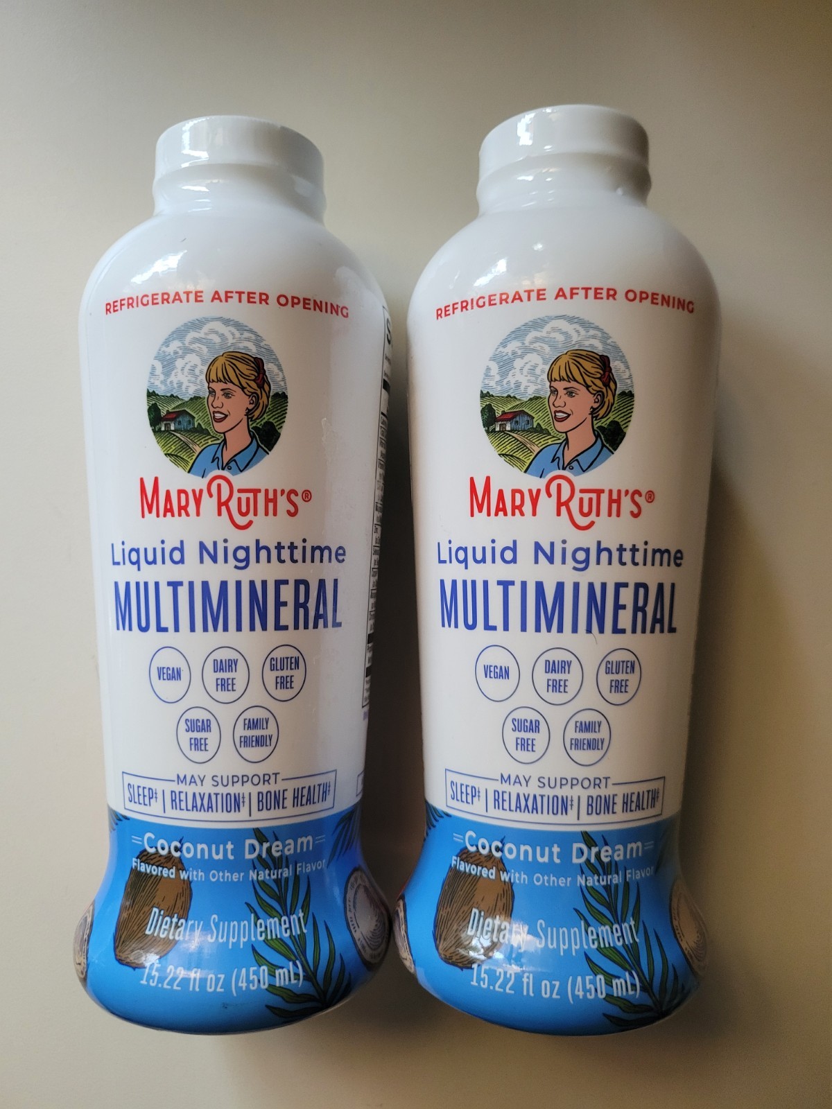 Mary Ruth’s Liquid Nighttime Multimineral Coconut Dream 15.22 fl oz 2 Pack 12/26