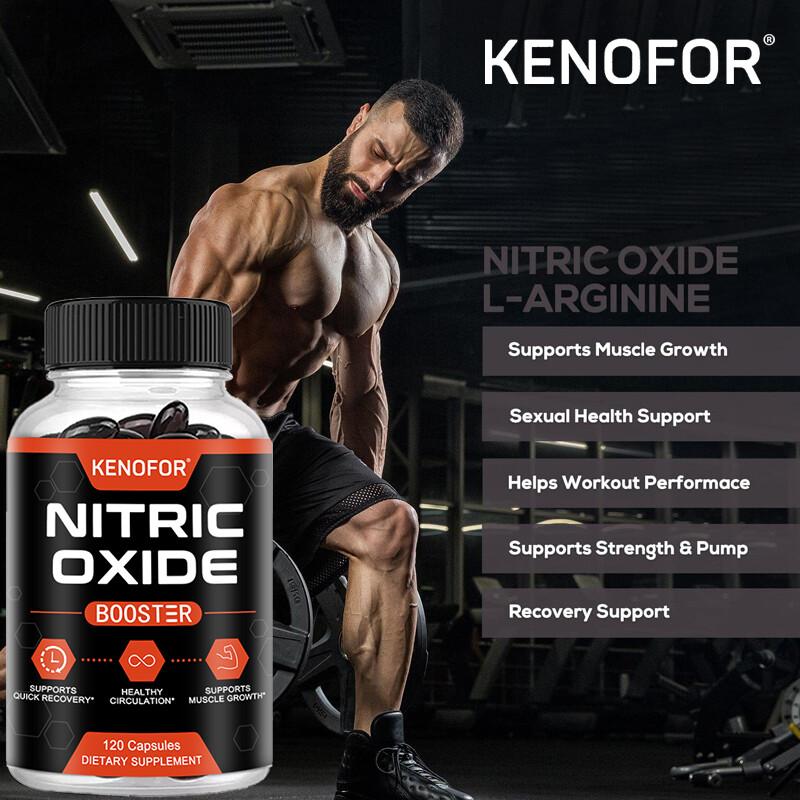 Nitric Oxide Booster Supplement – L-Arginine, L-Citrulline – 30/60 /120Capsules