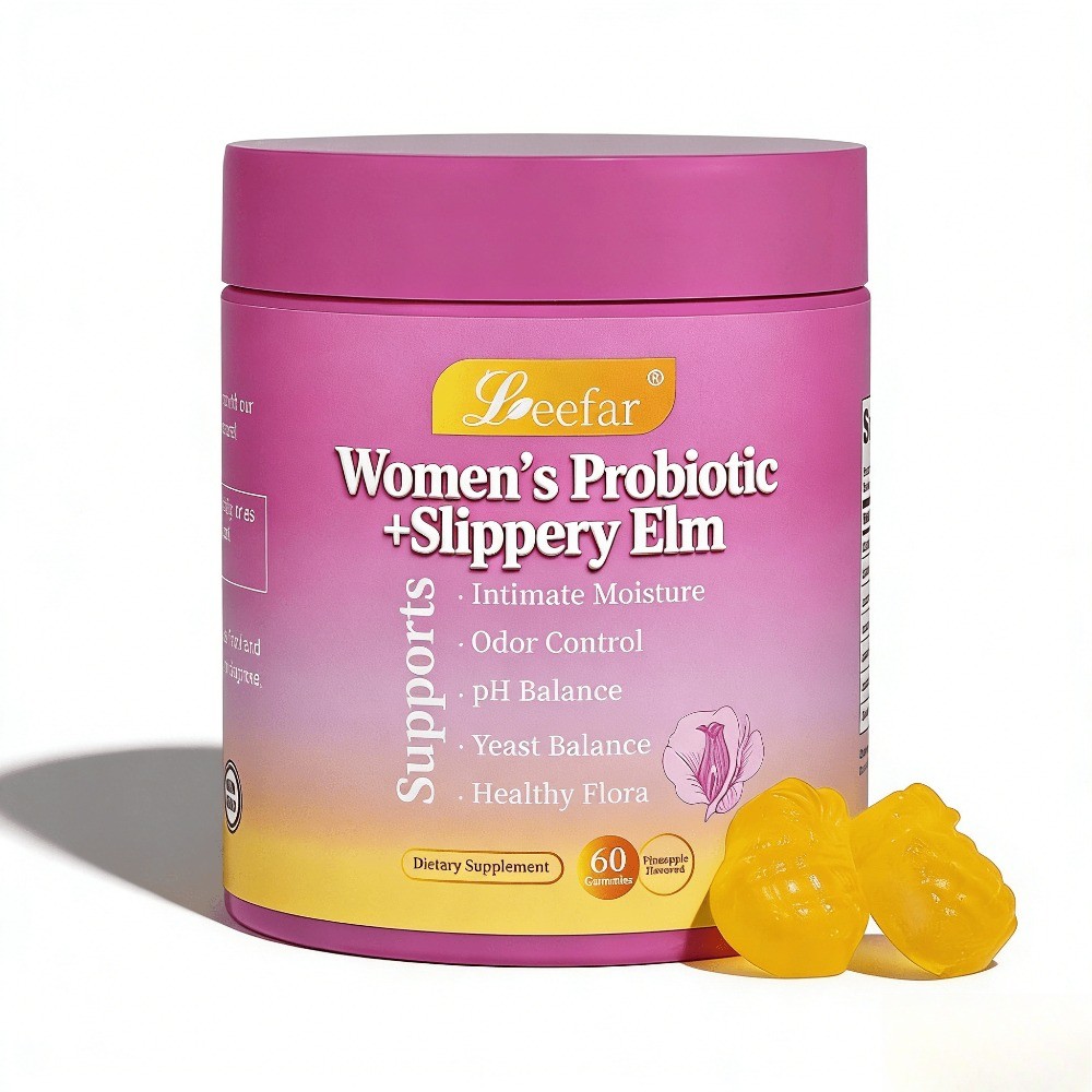 Women‘s Probiotic Gummy Vitamins: Slippery Elm designed for Digestive & Immune