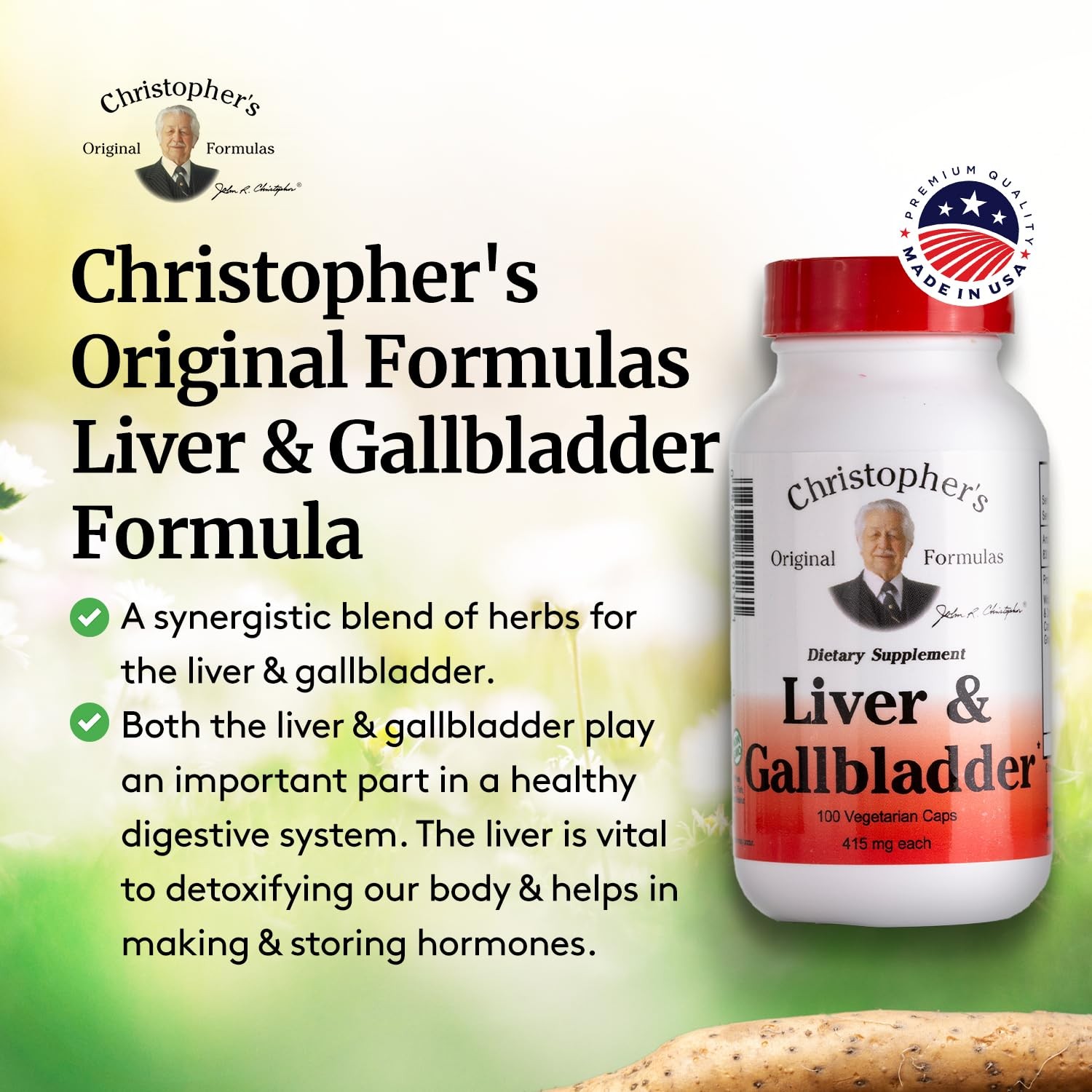 Christopher’s Original Formulas Liver & Gallbladder 100 Count (Pack of 1), 1