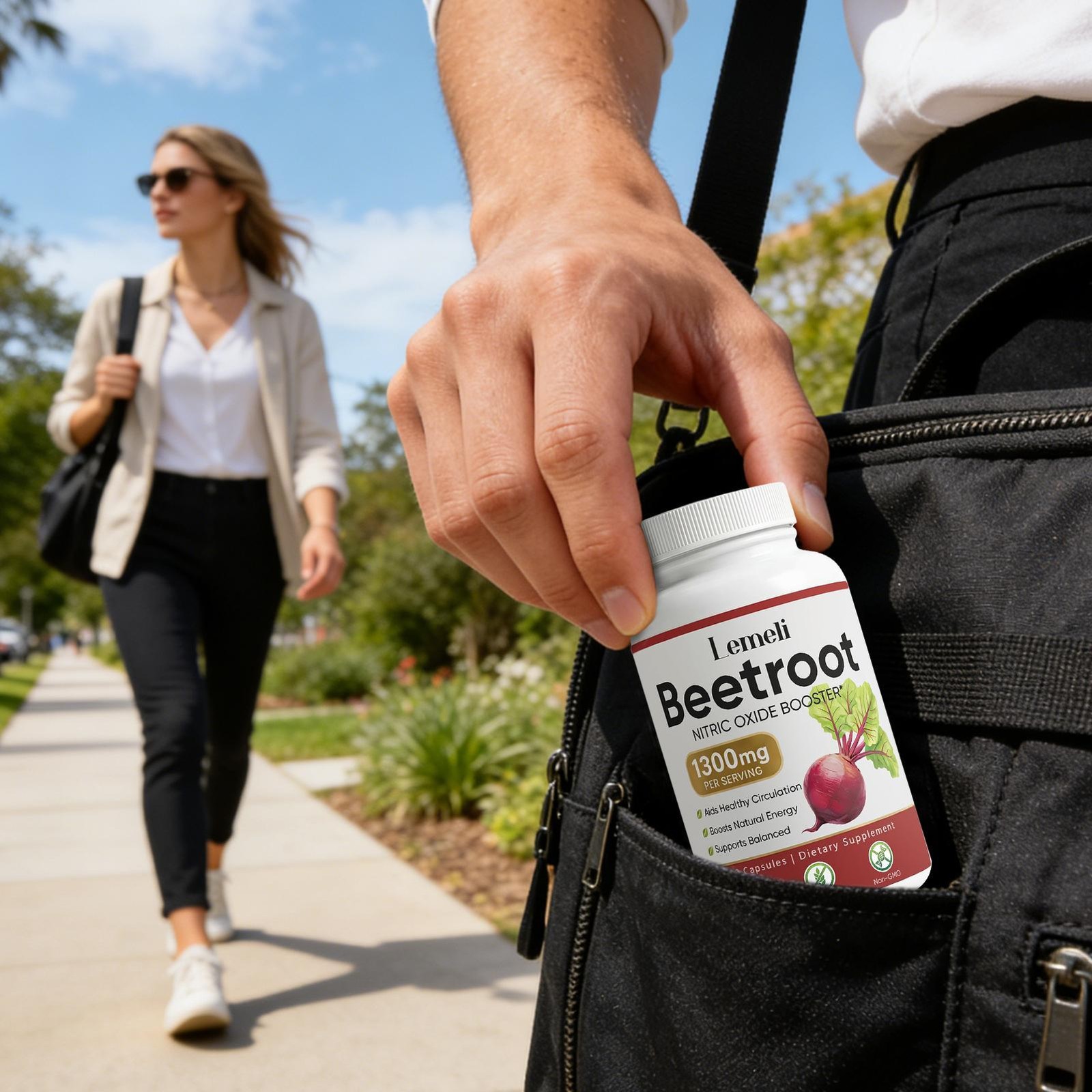 Lemeli Beetroot – 1300mg, Lemeli Beet Root Supplement 60 Capsules