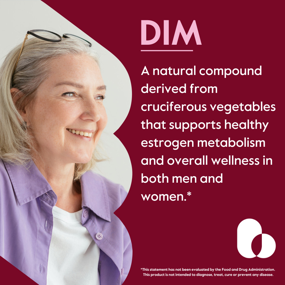DIM (Diindolylmethane) 200mg-Vegan, No Stearates