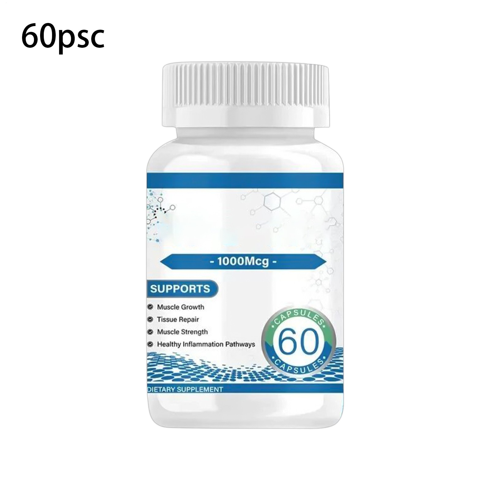 BCP-157Collagen Peptides 1000 Mcg 60 Count Sports Fitness Recovery Muscle Supply