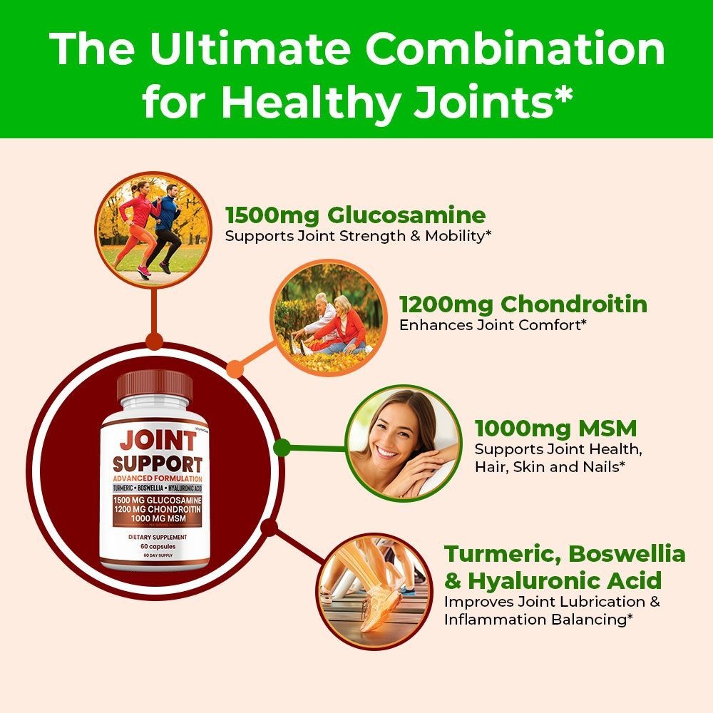 Joint Support Capsules, Max Strength, Joint Support Supplement (3 pack)