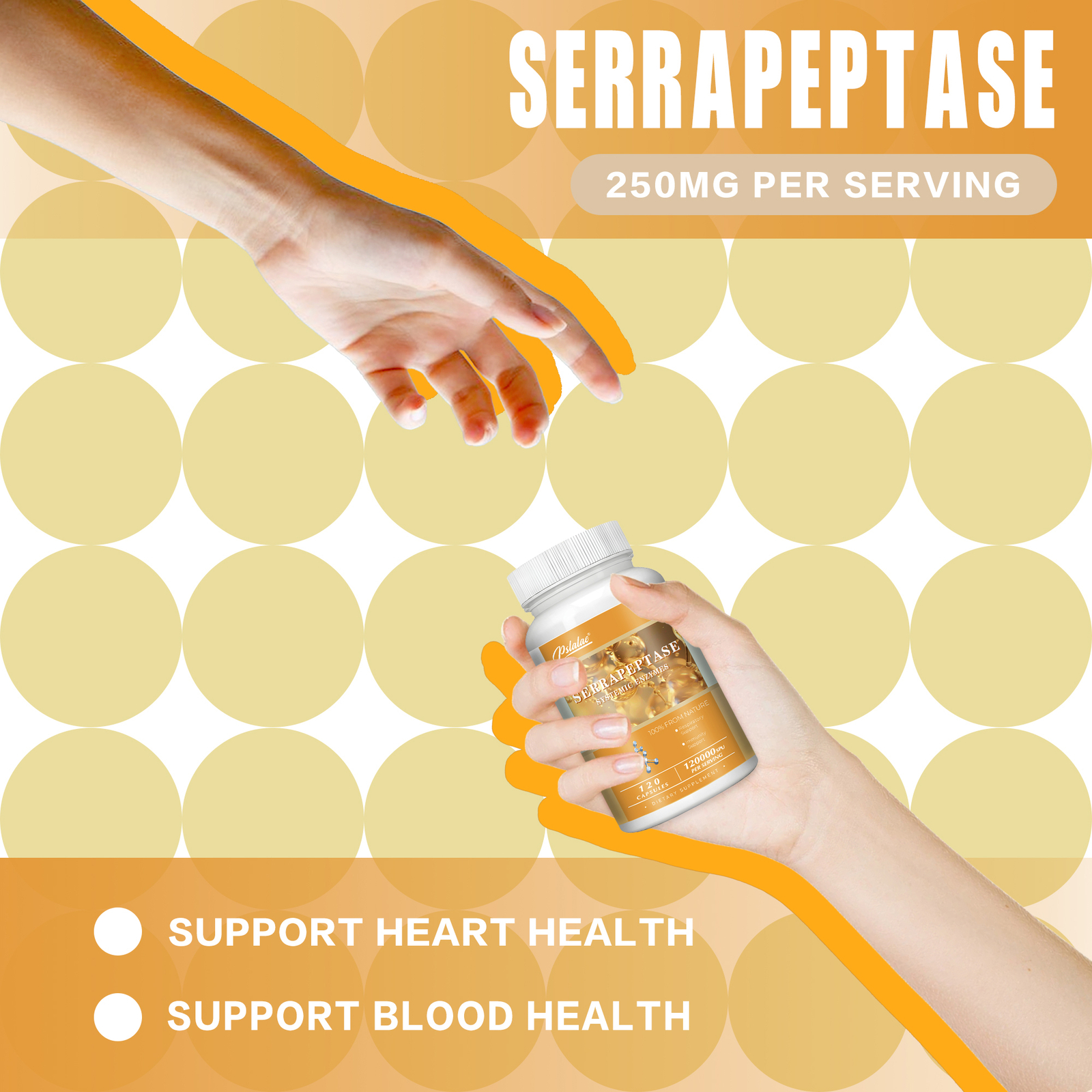 Serrapeptase – Supports Sinus Health,Best High Potency for Inflammation & Relief