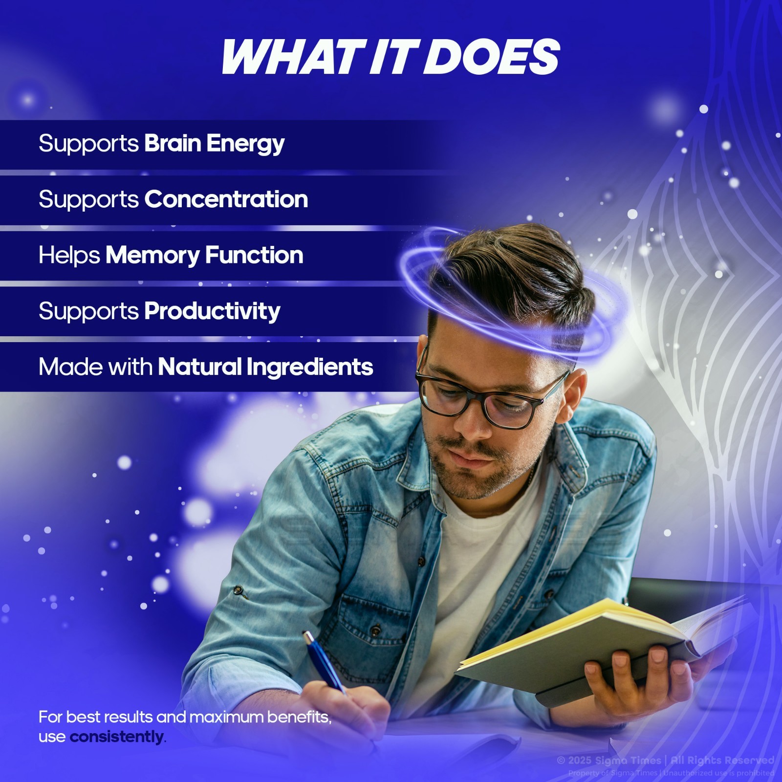 (1 Bottle) Nooceptin – Cognitive Enhancer Capsules for Cognition and Focus