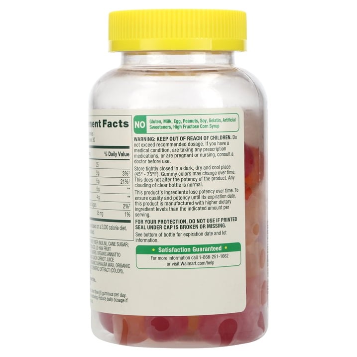 Spring Valley Adult Daily Fiber Dietary Supplement, 90 Gummies
