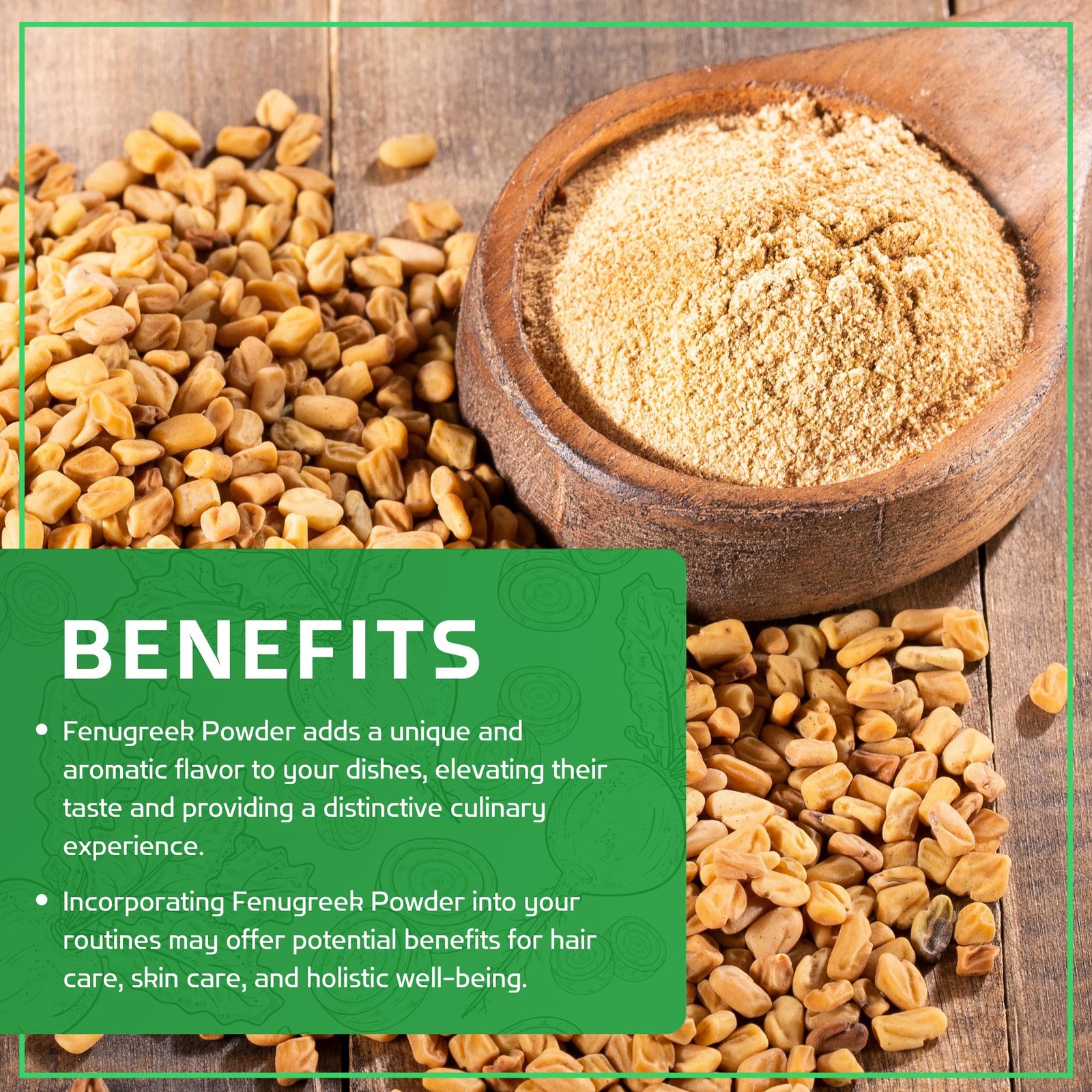 Jiva Organics Organic Fenugreek Powder 7oz Bag – Gluten 7 Ounce (Pack of 1)